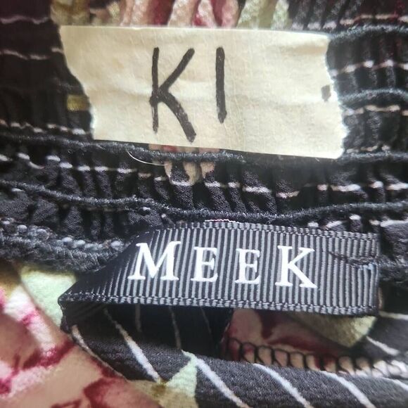 K1 Meek black/pink floral palazzo pants - Picture 10 of 10